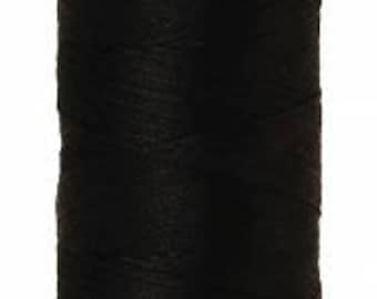 Mettler Thread, Black, #4000, 60wt, Solid Cotton, Silk Finish Cotton, Embroidery Thread, Sewing Thread, Quilting Thread, Sewing Thread