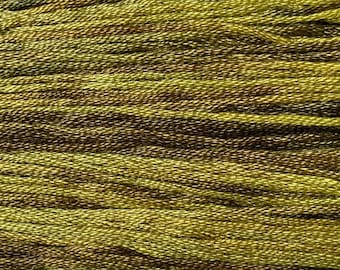 Gentle Art, Sampler Threads, Moss, #0194, 10 YARD Skein, Embroidery Floss, Counted Cross Stitch, Hand Embroidery Thread