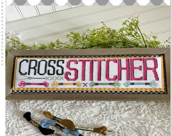 PRE-Order, Counted Cross Stitch Pattern, Cross Stitcher, Word Swap, Stitching Decor, Word Play, Stitching with the Housewives, PATTERN ONLY