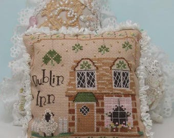 Counted Cross Stitch Pattern, Dublin Inn, At The Inn Series, Sheep, St. Patrick's Day, Carolyn Robbins, KiraLyns Needlearts. PATTERN ONLY