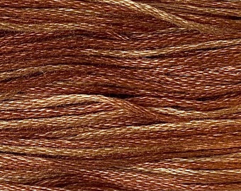 Weeks Dye Works, Cappuccino, WDW-1238, 5 YARD Skein, Cotton Floss, Embroidery Floss, Counted Cross Stitch, Hand Embroidery, PunchNeedle