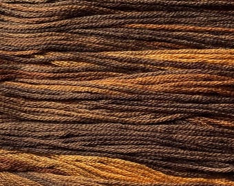 Gentle Art, Simply Shaker Threads, Brown Bear, #1191, 10 YARD Skein, Embroidery Floss, Counted Cross Stitch, Hand Embroidery Thread