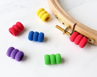 Comfort Grips, Foam Comfort Grip, Hoop Tightening Grip, Hoop Grip, Embroidery Tool, Screw Grip, Foam Screw Grip, Stitched Modern