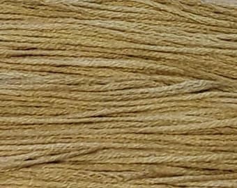 Weeks Dye Works, Beige, WDW-1106, 5 YARD Skein, Hand Dyed Cotton, Embroidery Floss, Counted Cross Stitch, Hand Embroidery, Over Dyed Cotton