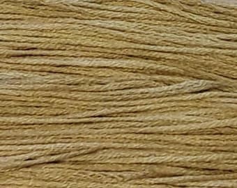 Weeks Dye Works, Beige, WDW-1106, 5 YARD Skein, Hand Dyed Cotton, Embroidery Floss, Counted Cross Stitch, Hand Embroidery, Over Dyed Cotton