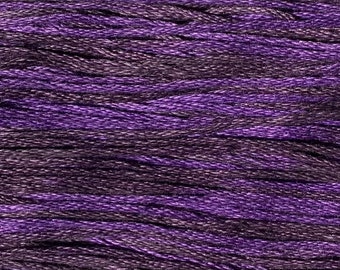 Weeks Dye Works, Violet, WDW-2331, 5 YARD Skein, Hand Dyed Cotton, Embroidery Floss, Counted Cross Stitch, Embroidery, PunchNeedle