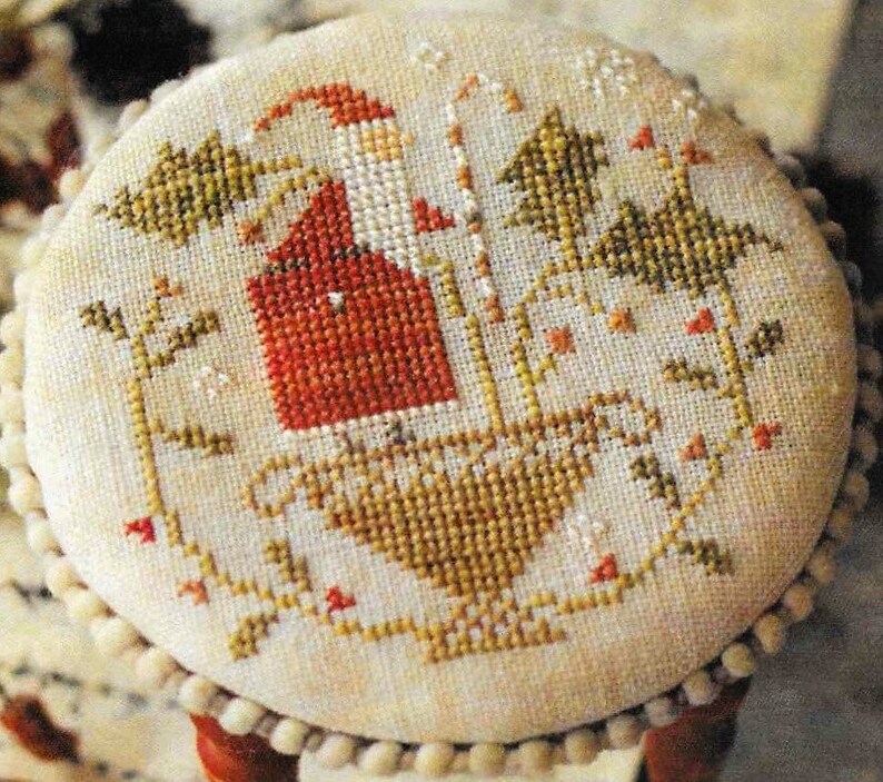 Counted Cross Stitch Pattern Merry Holly Berries Christmas | Etsy