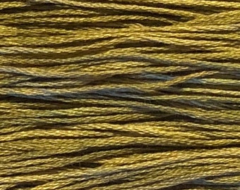Weeks Dye Works, Sage, WDW-1246, 5 YARD Skein, Cotton Floss, Embroidery Floss, Counted Cross Stitch, Hand Embroidery, PunchNeedle