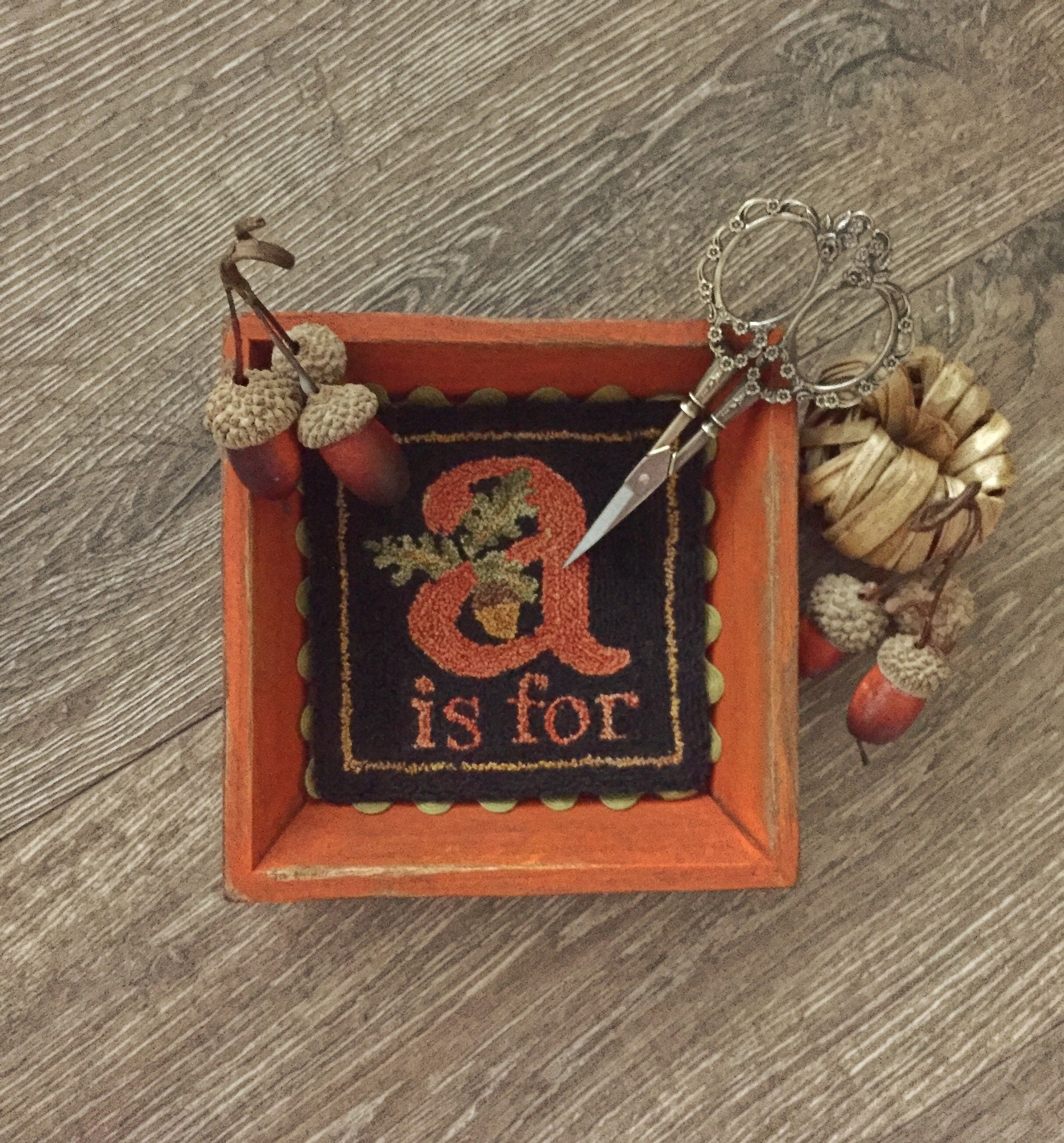 punch needle cross stitch