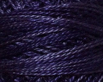 Valdani Thread, Size 12, O592, Perle Cotton, Primitive Purple, Punch Needle, Embroidery, Penny Rugs, Primitive Stitching, Sewing Accessory