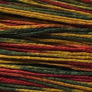 Weeks Dye Works, Noel, WDW-4105, 5 YARD Skein, Hand Dyed Cotton, Embroidery Floss, Cross Stitch, Hand Embroidery, Punch Needle