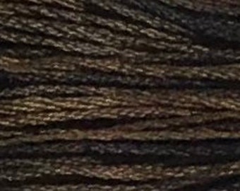 Weeks Dye Works, Swamp Water, WDW-4129, 5 YARD Skein, Hand Dyed Cotton, Embroidery Floss, Counted Cross Stitch, Embroidery, Over Dyed Cotton