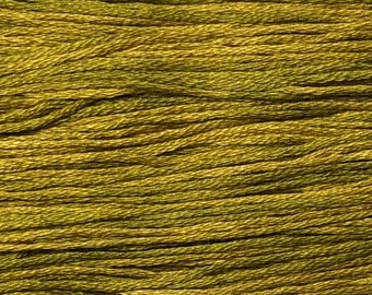 Weeks Dye Works, Olive, WDW-2211, 5 YARD Skein, Cotton Floss, Embroidery Floss, Counted Cross Stitch, Hand Embroidery, PunchNeedle