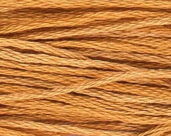 Gentle Art, Sampler Threads, Orange Marmalade, #0580, 10 YARD Skein, Embroidery Floss, Counted Cross Stitch, Hand Embroidery Thread