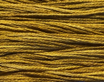 Weeks Dye Works, Whiskey, WDW-2219, 5 YARD Skein, Hand Dyed Cotton, Embroidery Floss, Counted Cross Stitch, Embroidery, PunchNeedle