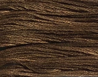 Weeks Dye Works, Palomino, WDW-1232, 5 YARD Skein, Hand Dyed Cotton, Embroidery Floss, Counted Cross Stitch, Embroidery, Over Dyed Cotton