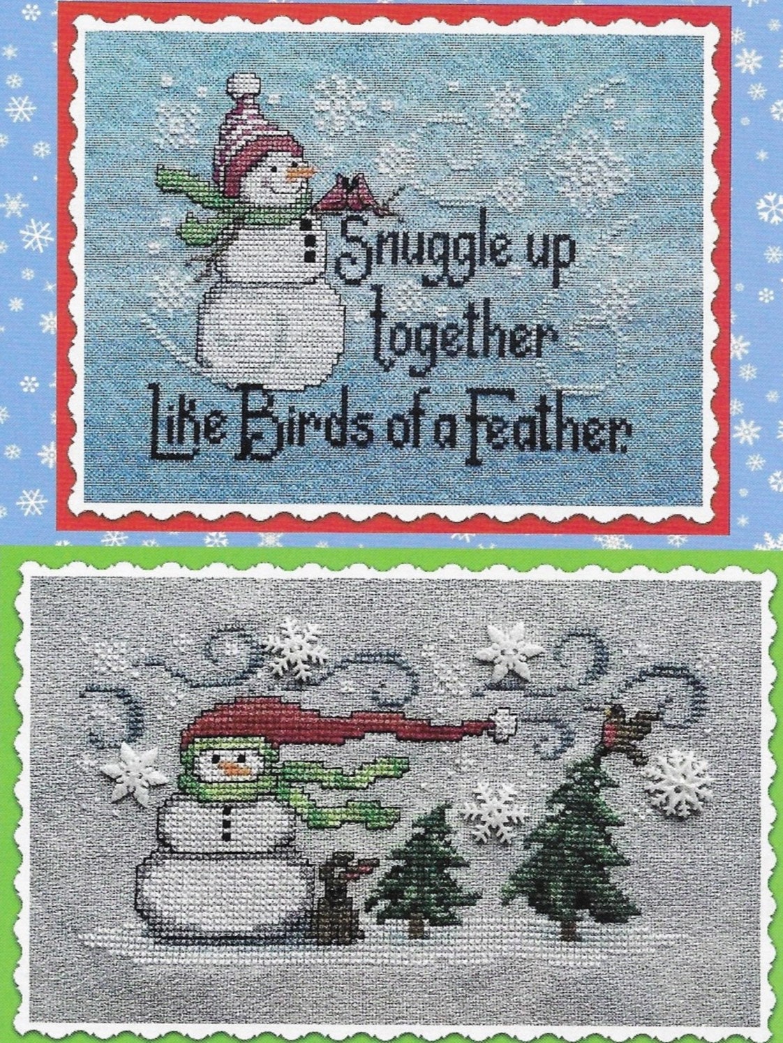 Counted Cross Stitch Pattern Frosty Friends Snowman Christmas Winter Decor Wall Hanging Cardinals Waxing Moon Designs Pattern Only,Black And White Designer Handbags