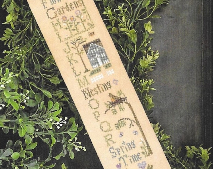 Little House Needleworks/ Spring Abcs /cross Stitch Chart / Counted
