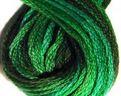 Valdani, 6 Strand Cotton Floss, M79, Explosions in Greens, Embroidery Floss, Punch Needle, Embroidery, Penny Rugs, Sewing Accessory