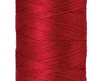 Mettler Thread, Poinsettia, #0102 60wt, Solid Cotton, Silk Finish Cotton, Embroidery Thread, Sewing Thread, Quilting Thread, Sewing Thread