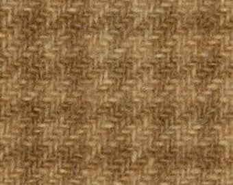Weeks Dye Works, Camel, Weeks Dye Works Wool, Houndstooth Wool,  Felted Wool, Wool Applique, Wool Fabric, Penny Rugs, Punch Needle Wool