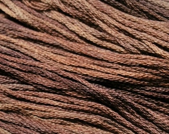 Gentle Art, Simply Shaker Threads, Walnut, #7029, 10 YARD Skein, Embroidery Floss, Counted Cross Stitch, Hand Embroidery Thread, Penny Rugs