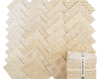 Butter Churn Basics, Quilt Fabric, Cream Fabrics, Fat Quarters, Jelly Roll, Charm Squares, Layer Cake, Kim Diehl, Henry Glass & Co