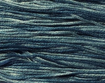 Weeks Dye Works, Union Blue, WDW-2113, 5 YARD Skein, Hand Dyed Cotton, Embroidery Floss, Cross Stitch, Hand Embroidery, Punch Needle