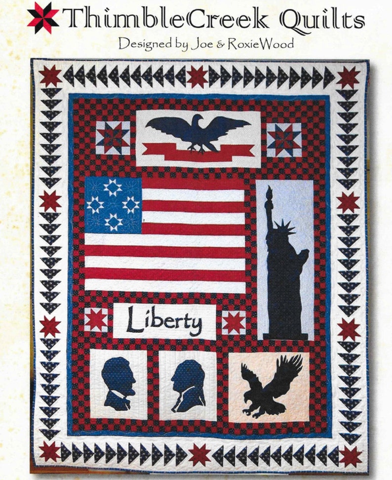 Quilt Pattern Stand Tall Appliqued And Pieced Quilt Wall Etsy