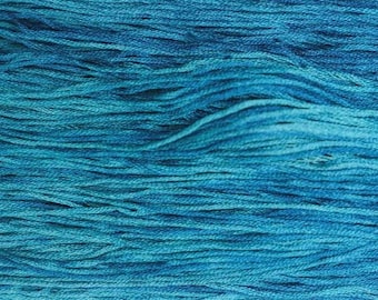 Gentle Art, Sampler Threads, Cerulean, #0294, 10 YARD Skein, Embroidery Floss, Counted Cross Stitch, Hand Embroidery Thread