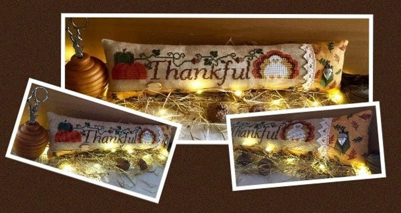 Counted Cross Stitch Pattern, Thankful, Thanksgiving ...