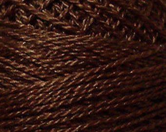 Valdani Thread, Size 12, 1645, Red Brown Dark, Valdani Perle Cotton, Punch Needle, Embroidery, Penny Rugs, Wool Applique, Tatting