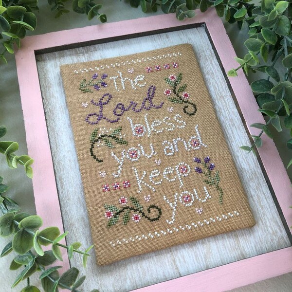 Bible Verse Cross Stitch Pattern Etsy