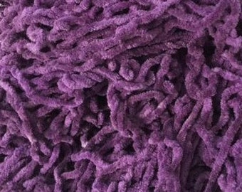 Chenille Trim, Grape Fizz, Lady Dot Creates, Chenille, Hand Dyed Chenille, Cotton Chenille, Sewing Notion, Sewing Accessory, Sewing Trim