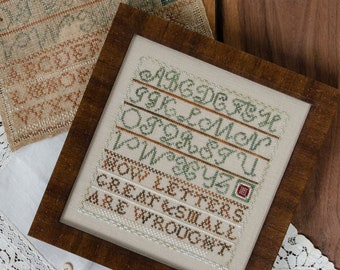 Counted Cross Stitch Pattern, Sally Bullard, Marking Sampler, Alphabet Sampler, Erica Michaels, PATTERN ONLY