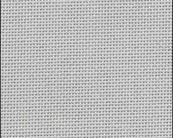 25 ct Lugana, Pewter, Pewter Lugana, Counted Cross Stitch, Cross Stitch Fabric, Embroidery Fabric, Evenweave Fabric, Zweigart