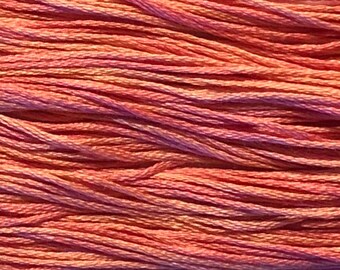 Weeks Dye Works, Peony, WDW-2271, 5 YARD Skein, Cotton Floss, Embroidery Floss, Counted Cross Stitch, Hand Embroidery, PunchNeedle