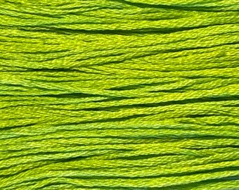 Weeks Dye Works, Absinthe, WDW-2204, 5 YARD Skein, Hand Dyed Cotton, Embroidery Floss, Counted Cross Stitch, Hand Embroidery, PunchNeedle