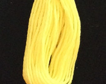 Valdani, 6 Strand Cotton Floss, 1308, Easter Yellow, Embroidery Floss, Punch Needle, Embroidery, Penny Rugs, Sewing Accessory