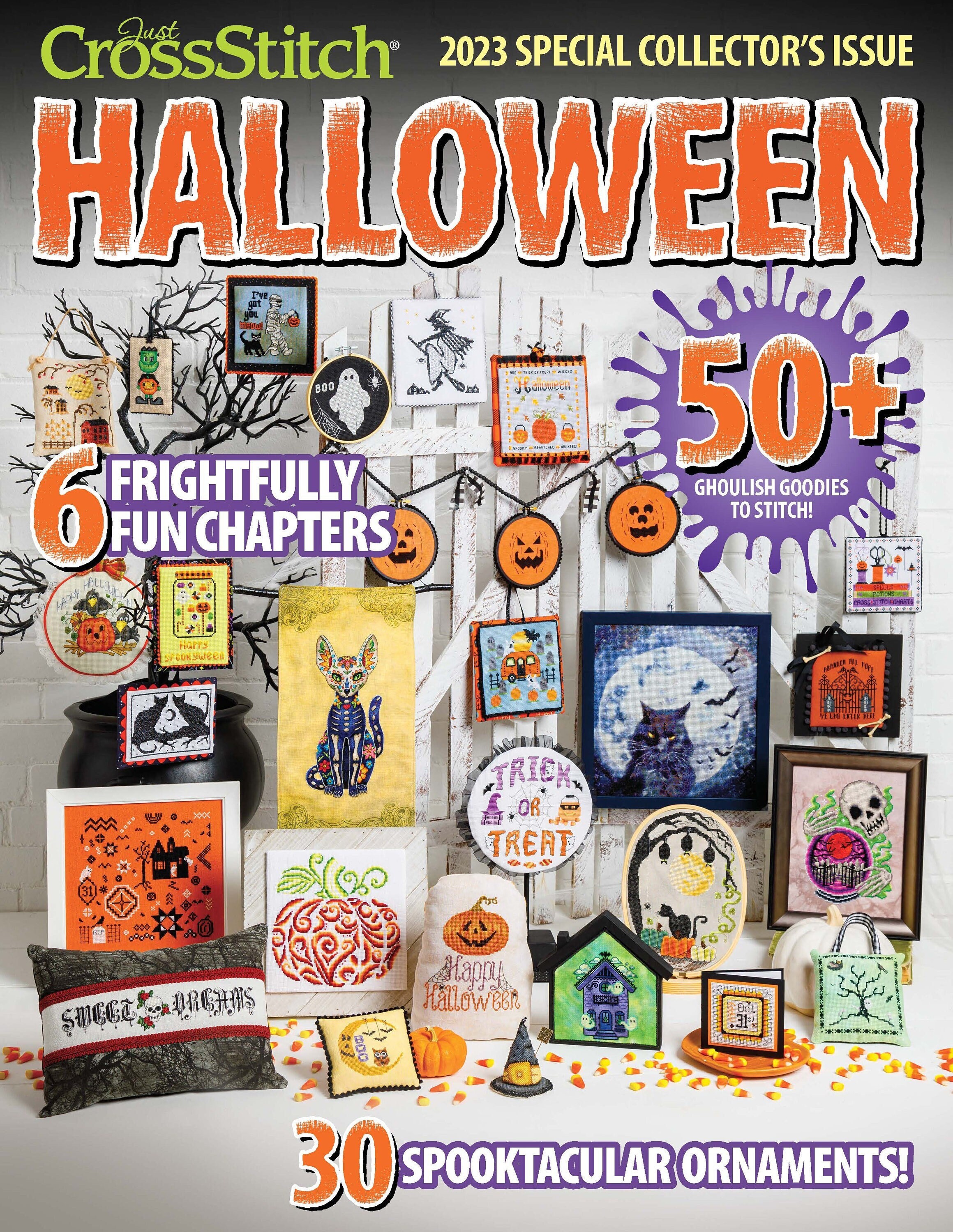 PREOrder, Magazine, Just Cross Stitch, Halloween 2023, Collector's