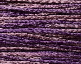 Weeks Dye Works, Iris, WDW-2316, 5 YARD Skein, Hand Dyed Cotton, Embroidery Floss, Counted Cross Stitch, Embroidery, PunchNeedle