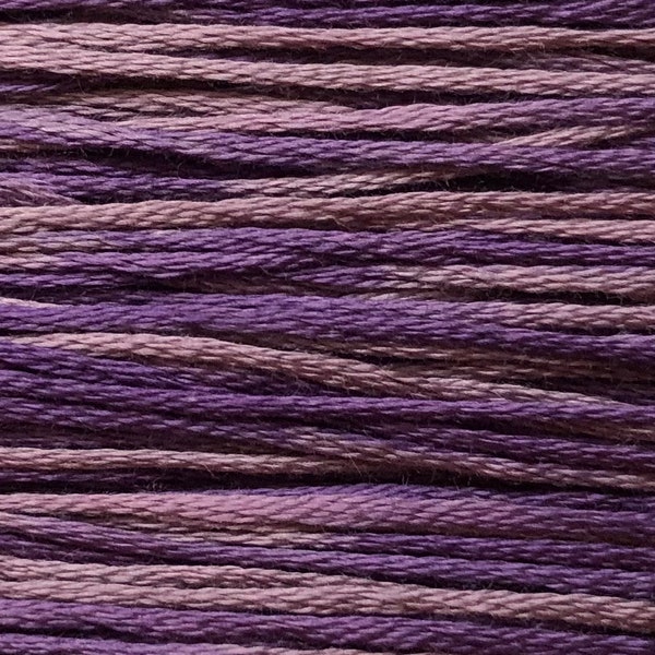 Weeks Dye Works, Iris, WDW-2316, 5 YARD Skein, Hand Dyed Cotton, Embroidery Floss, Counted Cross Stitch, Embroidery, PunchNeedle