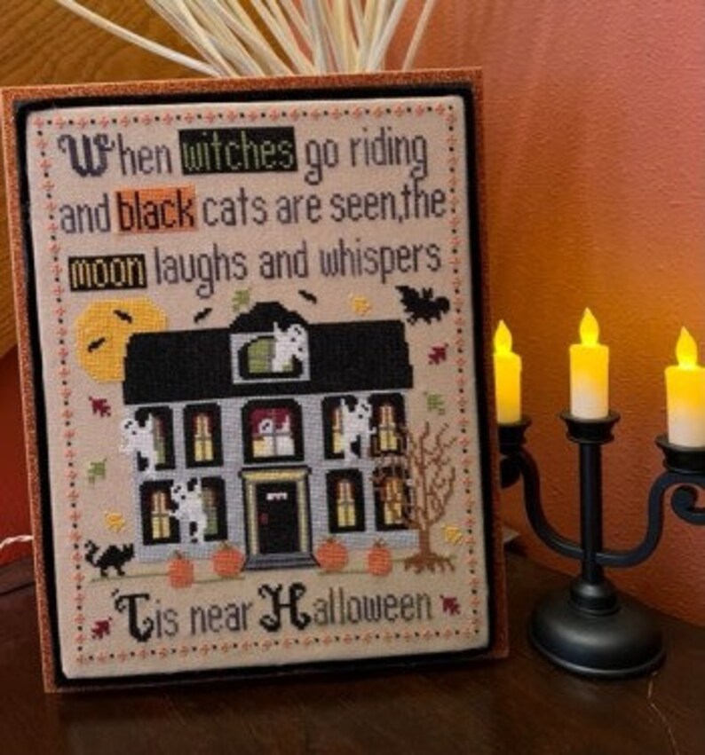 Counted Cross Stitch Haunted Mansion Border Motifs - Etsy