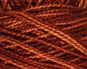 Valdani Thread, Size 8, H201, Valdani Perle Cotton, Rust,  Punch Needle, Embroidery, Penny Rugs, Primitive Stitching, Sewing Accessory