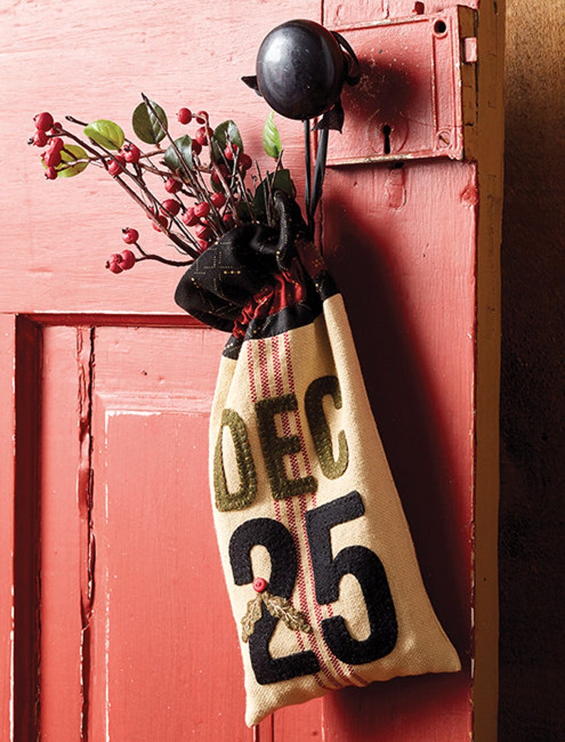 Softcover Book Christmas at Buttermilk Basin Wool Applique Etsy