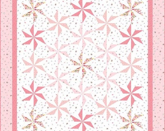 Quilt Pattern, Meringues, Pieced Quilt, Star Quilt, Bed Quilt, Summer Quilt, Spring Quilt, Sweet Meringues, Jillily Studio, PATTERN ONLY