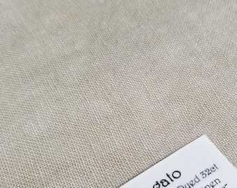 32 ct Belfast Linen, Affogato, Zweigart, Counted Cross Stitch, Cross Stitch Fabric, Embroidery Fabric, Linen Fabric, Fiber on a Whim