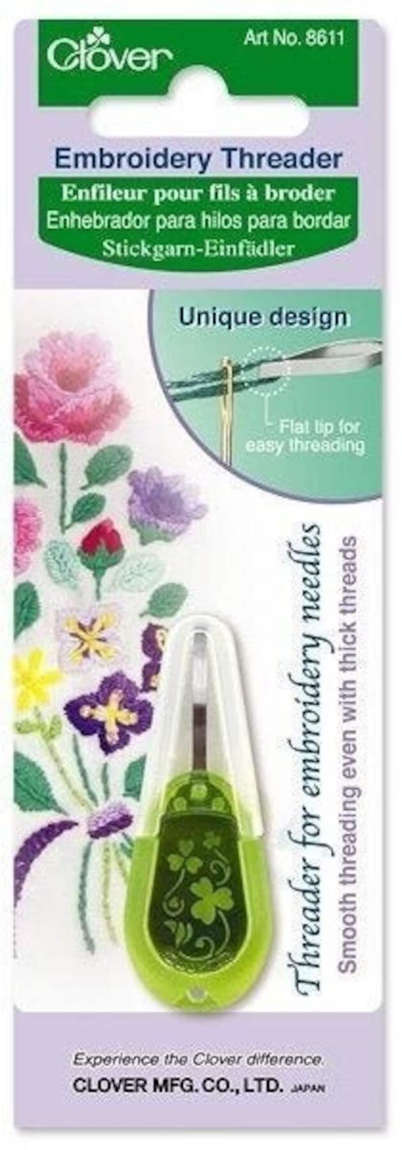 Clover Embroidery Threader Needle Threader Sewing Accessory Etsy