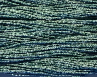 Weeks Dye Works, Glacial Melt, WDW-2112, 5 YARD Skein, Cotton Floss, Embroidery Floss, Counted Cross Stitch, Hand Embroidery, PunchNeedle