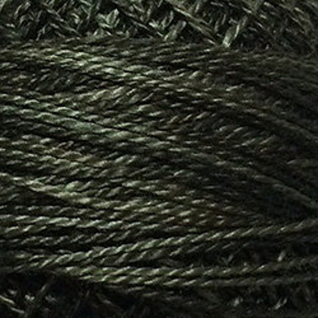 Valdani Thread, Size 12, H209, Perle Cotton, Khaki Black, Punch Needle ...